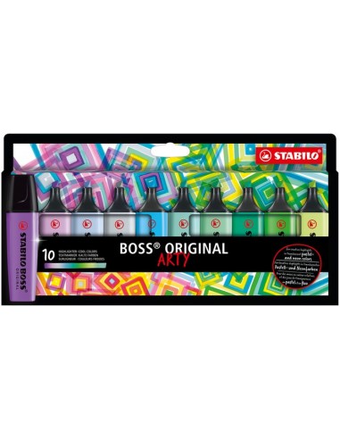 Stabilo Boss Arty Pack 10 colores fríos