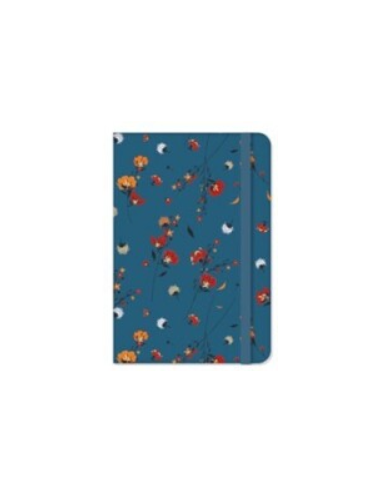Cuaderno A5 Flores Azul