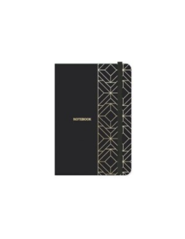 Cuaderno A5 Geometria Negro