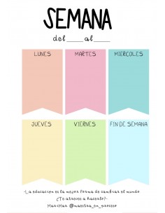Planner ''Planifico mi caos'' 2